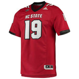 NC State Wolfpack adidas Team Premier Football Jersey - Red