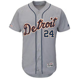 Miguel Cabrera Detroit Tigers Majestic Road Flex Base Collection Player Jersey - Gray