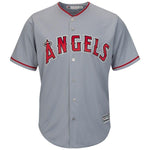 Mike Trout Los Angeles Angels Majestic Cool Base Player Jersey - Gray