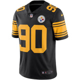 T.J. Watt Pittsburgh Steelers Nike Vapor Untouchable Color Rush Limited Player Jersey - Black