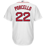 Rick Porcello Boston Red Sox Majestic Home Cool Base Replica Player Jersey - White