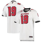 NC State Wolfpack adidas Team Premier Football Jersey - White