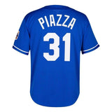 Mike Piazza Los Angeles Dodgers Mitchell & Ness Cooperstown Collection Mesh Batting Practice Jersey - Royal