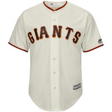 Buster Posey San Francisco Giants Majestic Official Team Cool Base Player Jersey – Cream/Black