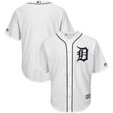 Detroit Tigers Majestic Official Cool Base Team Jersey - White