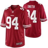 Justin Smith San Francisco 49ers Nike Team Color Limited Jersey - Scarlet