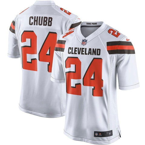 Nick Chubb Cleveland Browns Nike Player Game Jersey - White