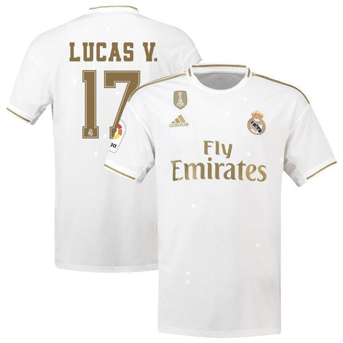 Lucas Vázquez Real Madrid Home Soccer Jersey 2019-20 Jersey – White