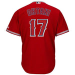 Shohei Ohtani Los Angeles Angels Majestic Alternate Official Cool Base Replica Player Jersey - Scarlet