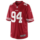 Justin Smith San Francisco 49ers Nike Team Color Limited Jersey - Scarlet
