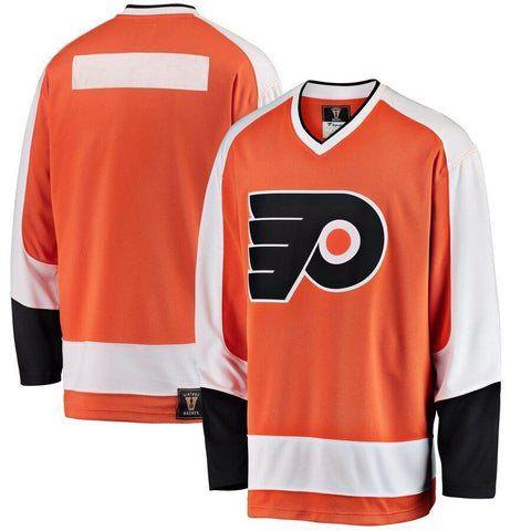 Philadelphia Flyers Fanatics Branded Premier Breakaway Heritage Blank Jersey - Orange