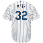 Steven Matz New York Mets Majestic Official Cool Base Player Jersey - White