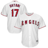 Shohei Ohtani Los Angeles Angels Majestic Official Cool Base Player Jersey - White