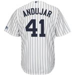 Miguel Andujar New York Yankees Majestic Home Official Cool Base Replica Player Jersey - White