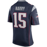 N'Keal Harry New England Patriots Nike Game Jersey - Navy