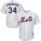 Noah Syndergaard New York Mets Majestic Official Cool Base Player Jersey - White/Royal