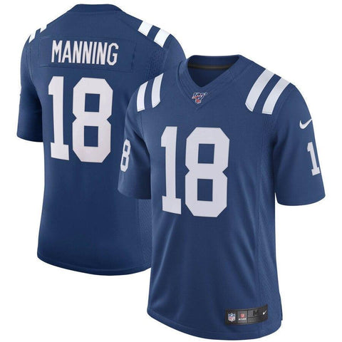 Peyton Manning Indianapolis Colts Nike NFL 100 Retired Vapor Limited Jersey – Royal