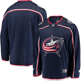 Men's Columbus Blue Jackets Fanatics Branded Navy Breakaway Home Jersey-Navy/White