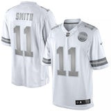 Alex Smith Kansas City Chiefs Nike Platinum Limited Jersey - White