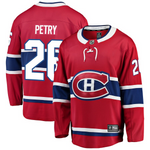 Men's Montreal Canadiens Jeff Petry Fanatics Branded Red Breakaway Player Jersey