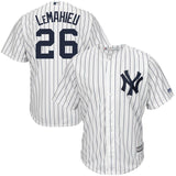 DJ LeMahieu New York Yankees Majestic Official Cool Base Player Jersey - White/Navy