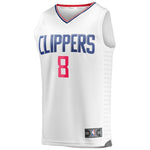 Maurice Harkless LA Clippers Fanatics Branded Fast Break Replica Player Jersey White - Association Edition