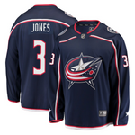 Men's Columbus Blue Jackets Seth Jones Fanatics Branded Navy Breakaway Jersey