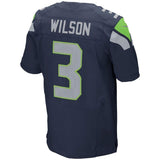 Russell Wilson Seattle Seahawks Nike Elite Jersey - College Navy