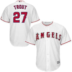 Mike Trout Los Angeles Angels Majestic Cool Base Player Jersey - White