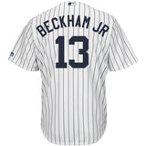 Odell Beckham Jr New York Yankees Majestic x MLB Crossover Cool Base Player Jersey - White