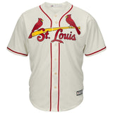 Dexter Fowler St. Louis Cardinals Majestic Alternate Cool Base Jersey - Cream/Red