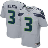 Russell Wilson Seattle Seahawks Nike Elite Jersey - Gray