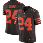 Nick Chubb Cleveland Browns Nike Color Rush Vapor Limited Jersey - Brown