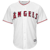 Mike Trout Los Angeles Angels Majestic Cool Base Player Jersey - White