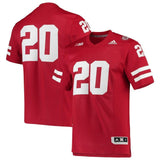 Nebraska Cornhuskers adidas Team Premier Football Jersey - Scarlet