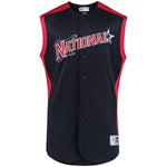 National League Majestic 2019 MLB All-Star Game Workout Team Jersey - Navy/Red