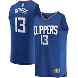 Paul George LA Clippers Fanatics Branded 2019/20 Fast Break Replica Jersey Blue - Icon Edition