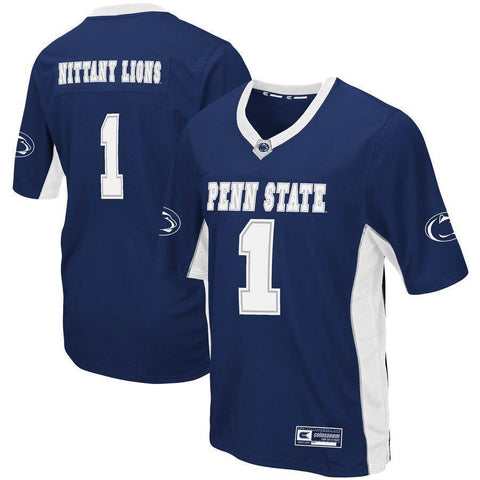 Penn State Nittany Lions Colosseum Max Power Football Jersey - Navy