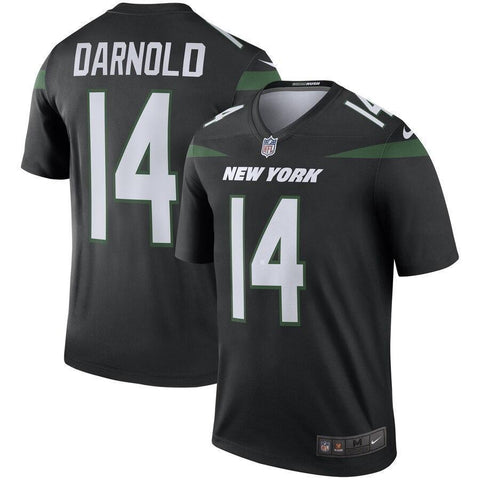 Sam Darnold New York Jets Nike Color Rush Legend Jersey - Stealth Black