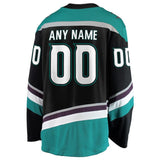 Anaheim Ducks Fanatics Branded Alternate Breakaway Custom Jersey - Black