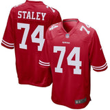 Joe Staley San Francisco 49ers Nike Player Game Jersey - Scarlet