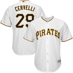 Pittsburgh Pirates Francisco Cervelli Majestic Jersey - Black/White