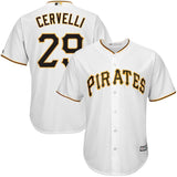 Pittsburgh Pirates Francisco Cervelli Majestic Jersey - Black/White