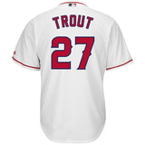 Mike Trout Los Angeles Angels Majestic Cool Base Player Jersey - White