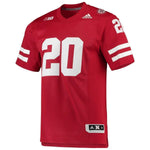 Nebraska Cornhuskers adidas Team Premier Football Jersey - Scarlet