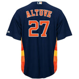 Jose Altuve Houston Astros Majestic Official Cool Base Player Jersey - Navy