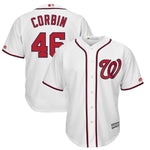 Patrick Corbin Washington Nationals Majestic Home Cool Base Player Jersey - White