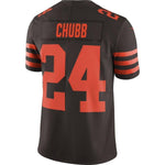 Nick Chubb Cleveland Browns Nike Color Rush Vapor Limited Jersey - Brown