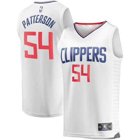 Patrick Patterson LA Clippers Fanatics Branded Fast Break Replica Player Jersey White - Association Edition