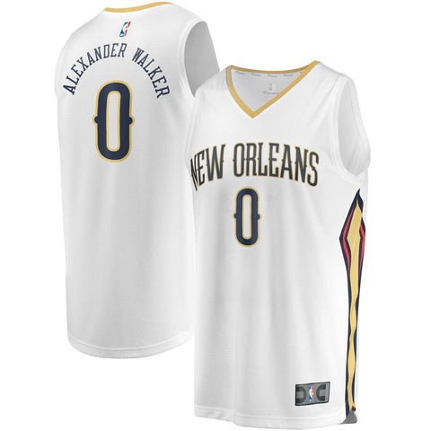 Nickeil Alexander-Walker New Orleans Pelicans Fanatics Branded Fast Break Jersey White - Association Edition